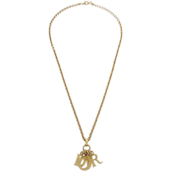 CHRISTIAN DIOR Necklace Pendant Gold 162409 - Picture 2 of 4